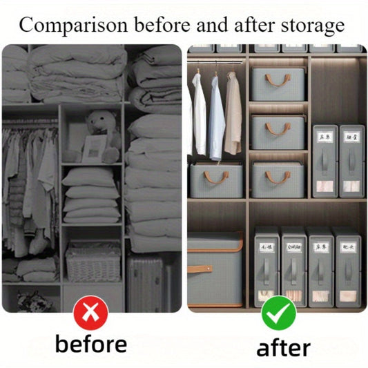 4pc Non-Woven Storage Organizer Set for Wardrobe & Travel