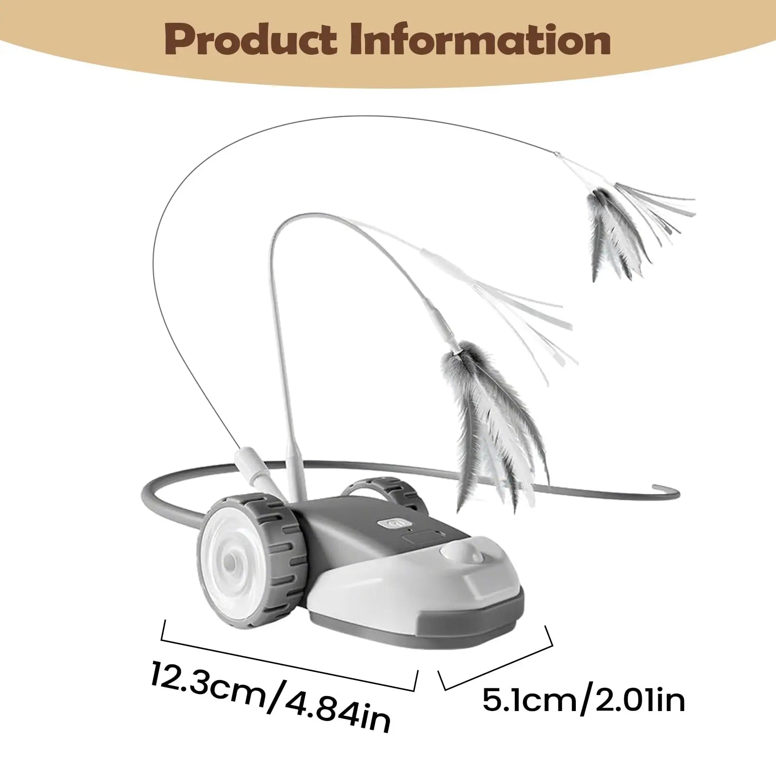 Automatic Cat Toy, Electronic Interactive Cat Toy