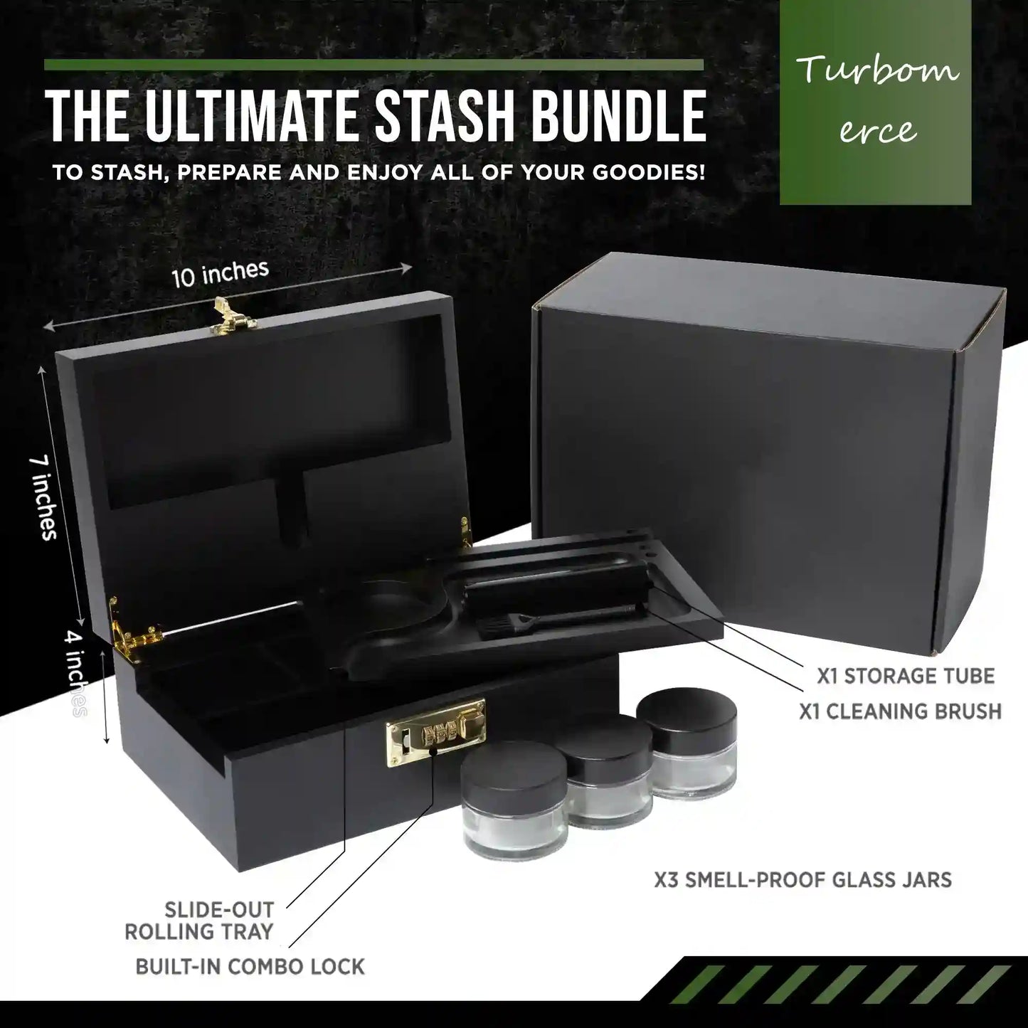 Large bamboo organizer box