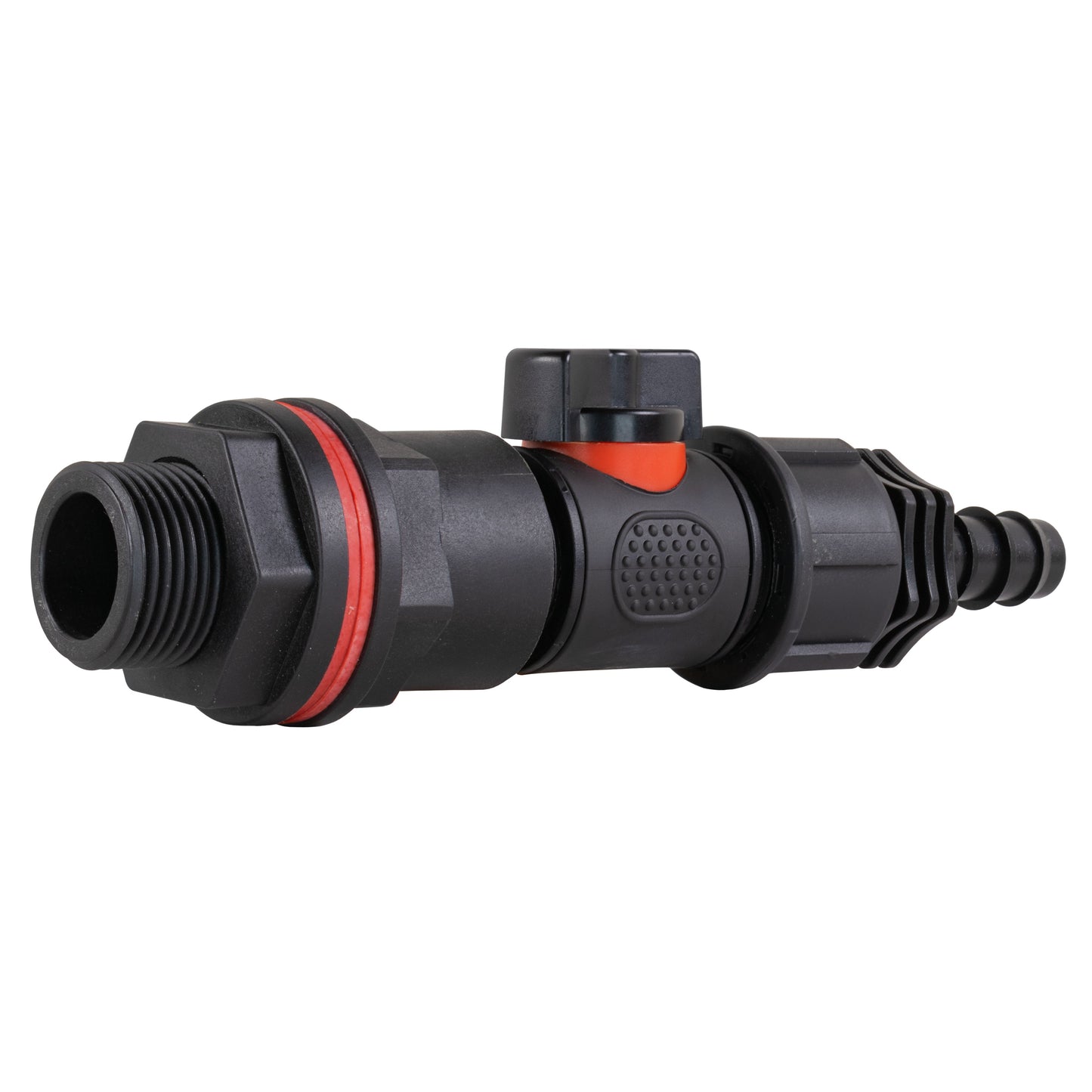 Water Butt Kit 3/4" with In-Line Valve + 1/2" Barb and Drill Bit