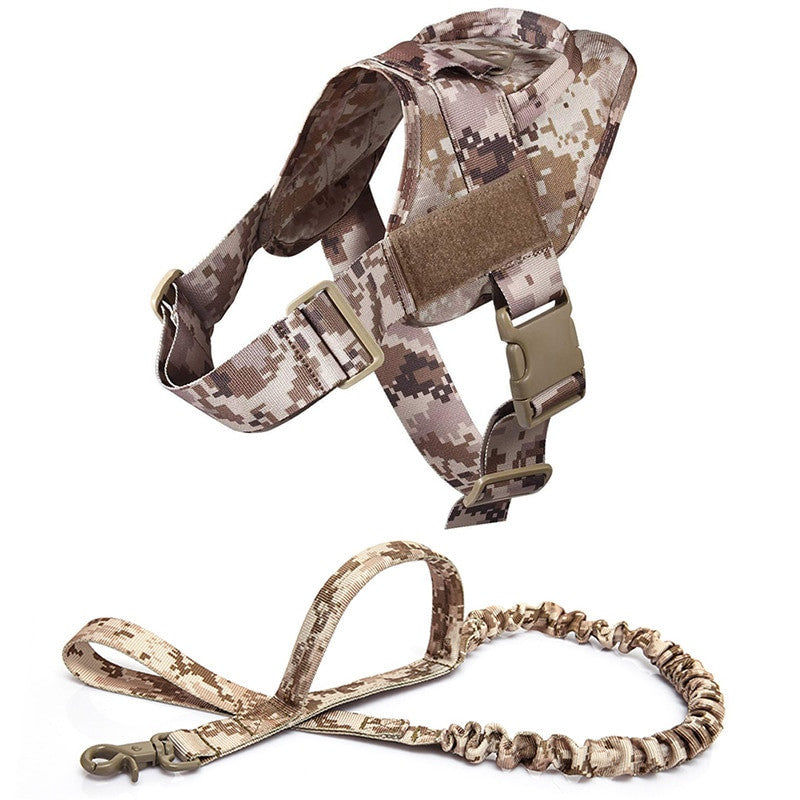 Military Tactical Dog Harness Patrol K9 Working Pet