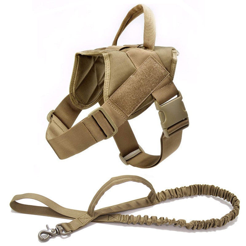 Military Tactical Dog Harness Patrol K9 Working Pet