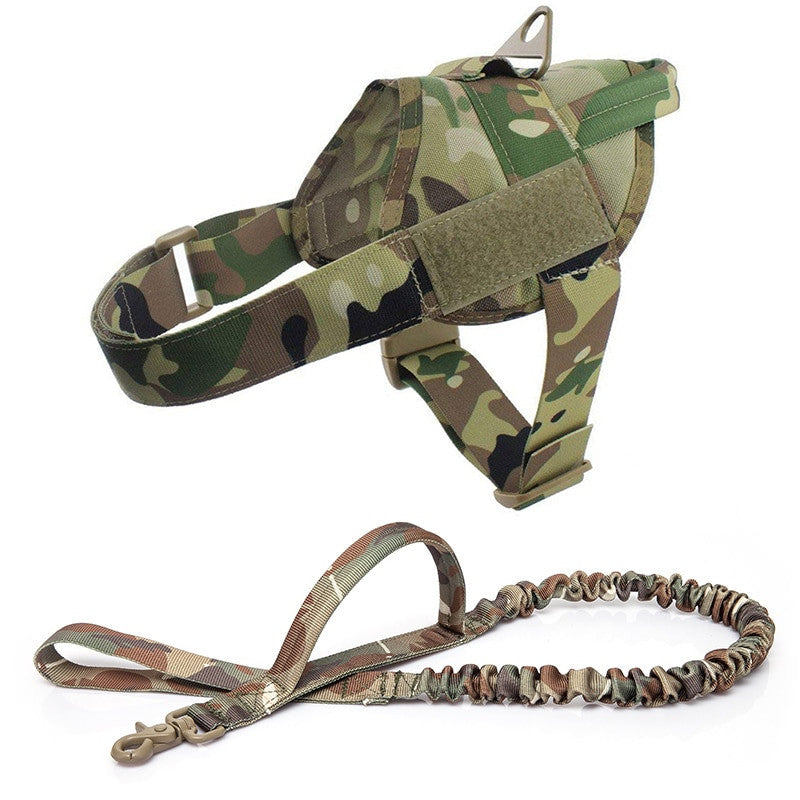 Military Tactical Dog Harness Patrol K9 Working Pet