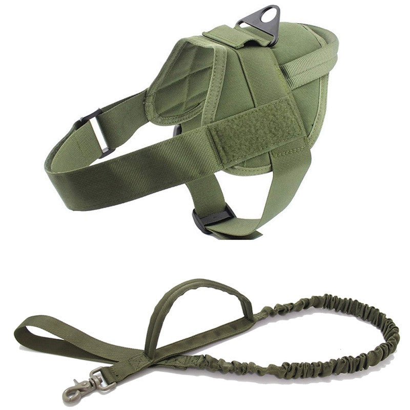 Military Tactical Dog Harness Patrol K9 Working Pet